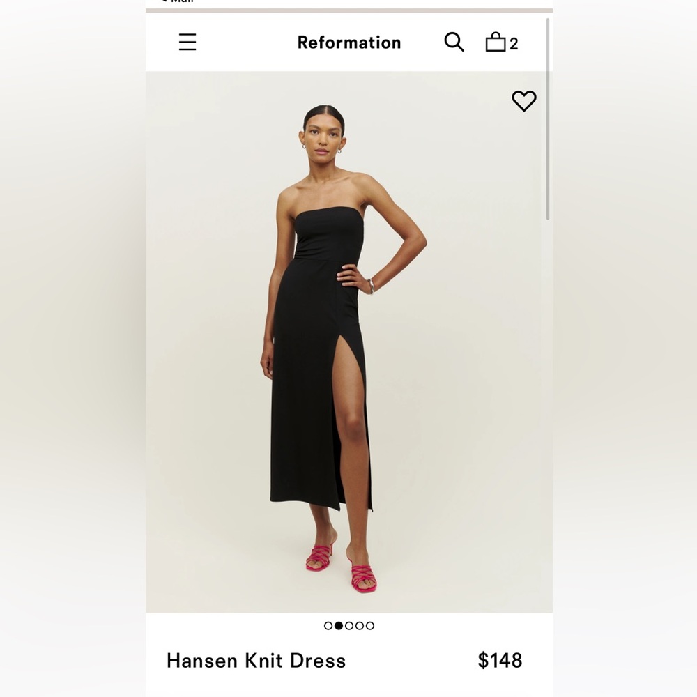 Reformation Hansen Knit Dress